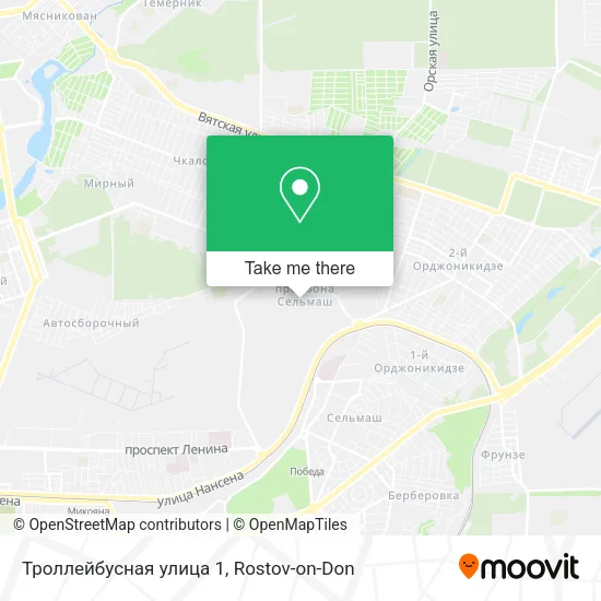Троллейбусная улица 1 map
