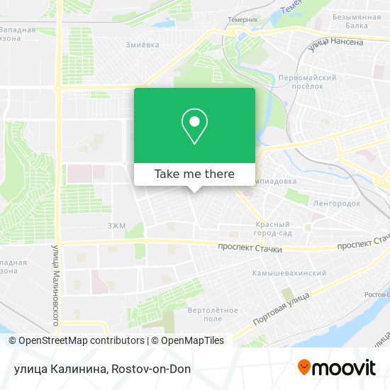 улица Калинина map