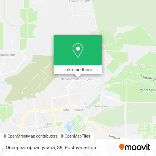 Обсерваторная улица, 38 map
