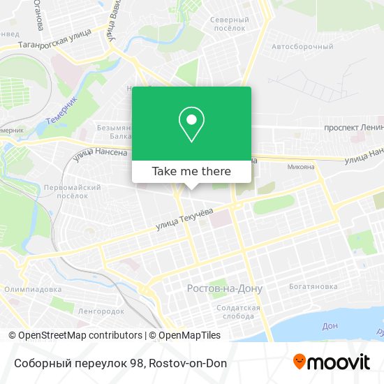 Соборный переулок 98 map