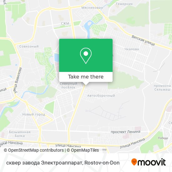 сквер завода Электроаппарат map
