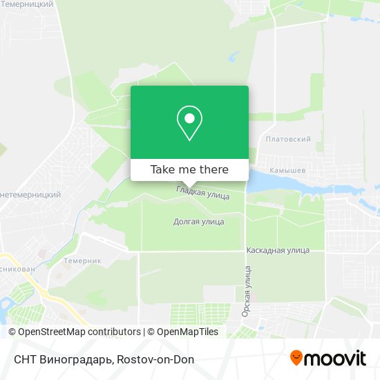 СНТ Виноградарь map
