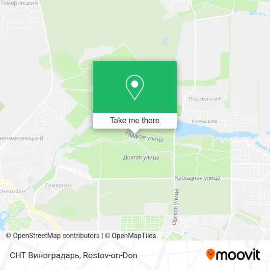 СНТ Виноградарь map