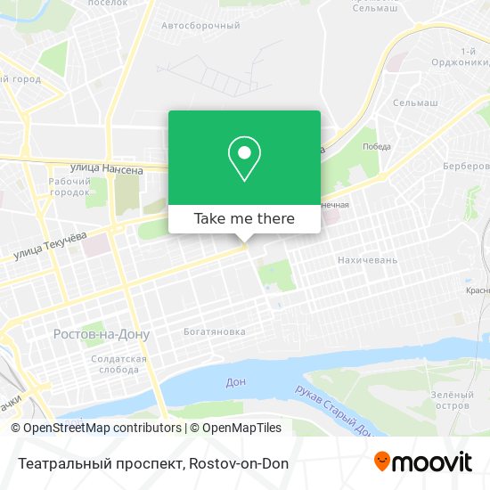 Театральный проспект map
