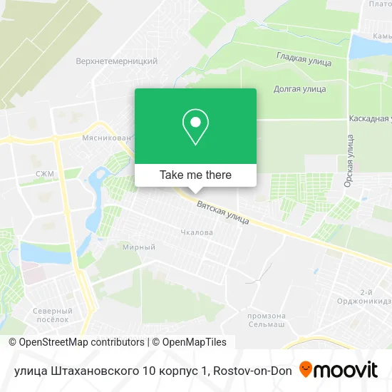 улица Штахановского 10 корпус 1 map