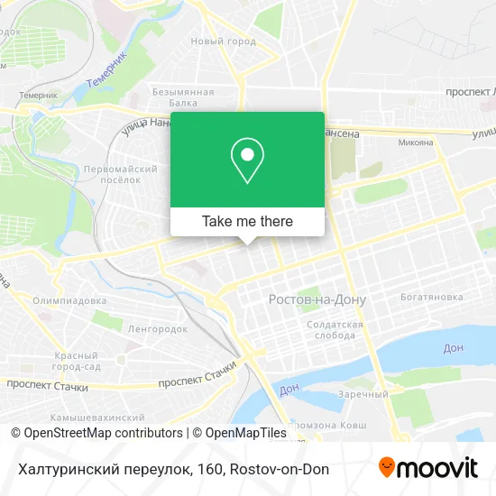 Халтуринский переулок, 160 map