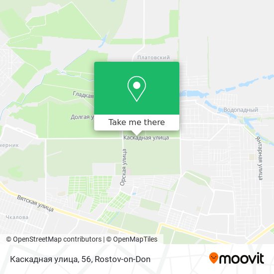 Каскадная улица, 56 map