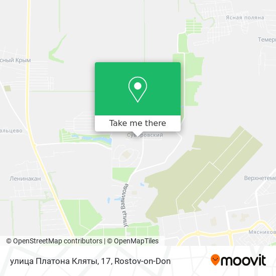 улица Платона Кляты, 17 map