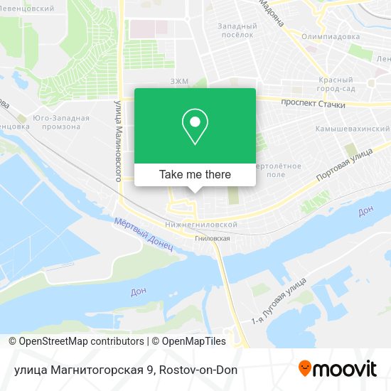 улица Магнитогорская 9 map