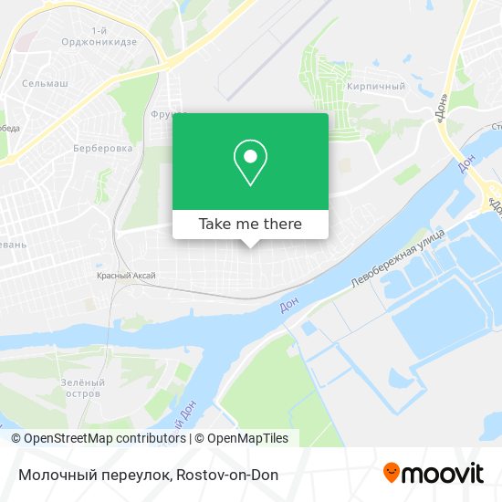 Молочный переулок map