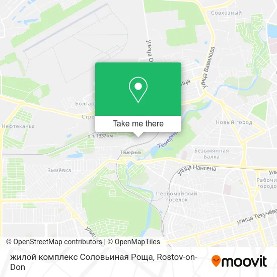 жилой комплекс Соловьиная Роща map