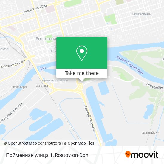 Пойменная улица 1 map