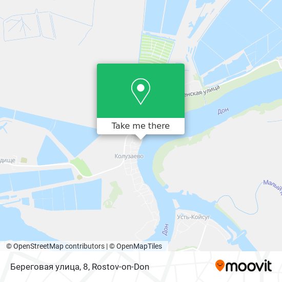 Береговая улица, 8 map