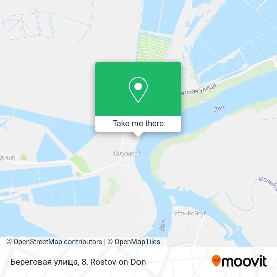 Береговая улица, 8 map