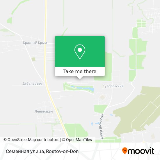 Семейная улица map