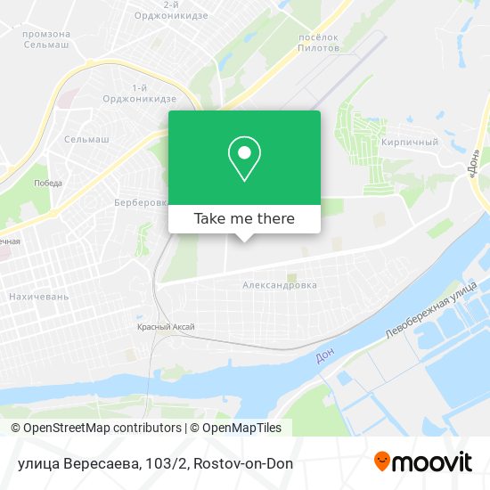 улица Вересаева, 103/2 map