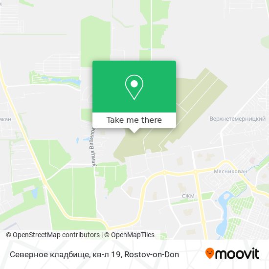 Северное кладбище, кв-л 19 map