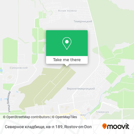 Северное кладбище, кв-л 189 map