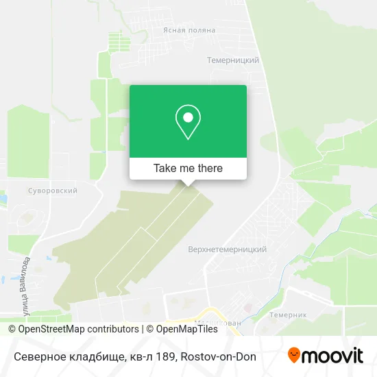 Северное кладбище, кв-л 189 map