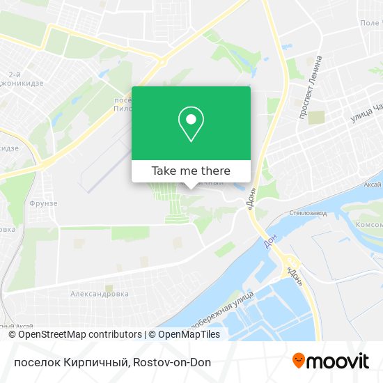 поселок Кирпичный map