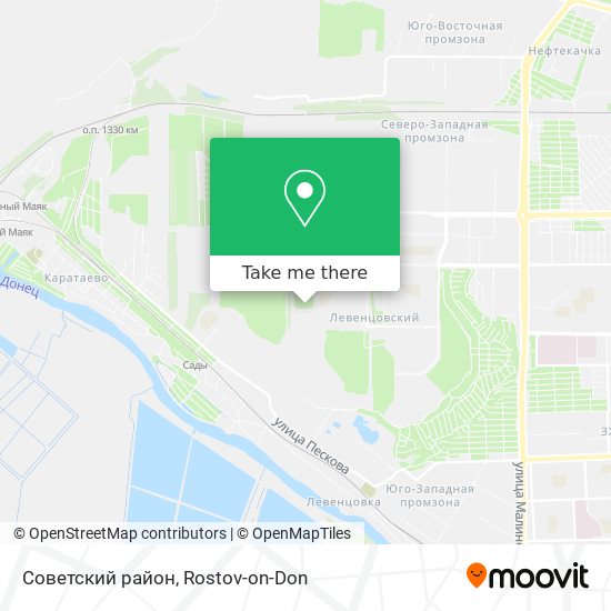 Советский район map