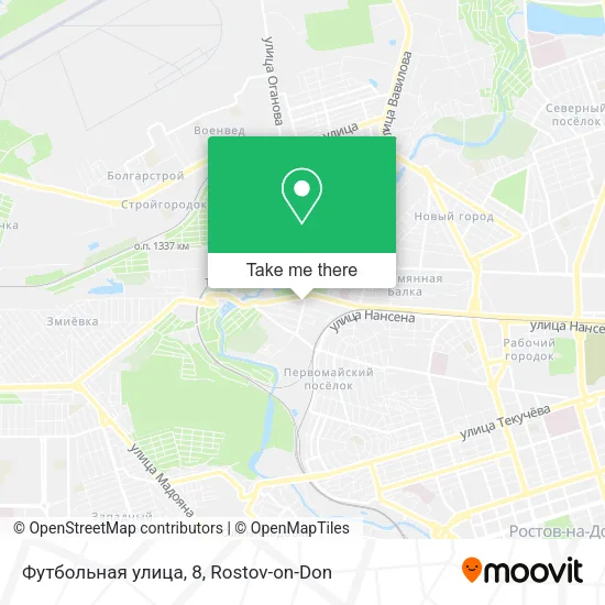 Футбольная улица, 8 map