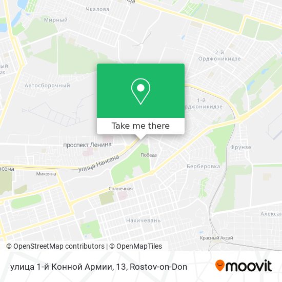 улица 1-й Конной Армии, 13 map