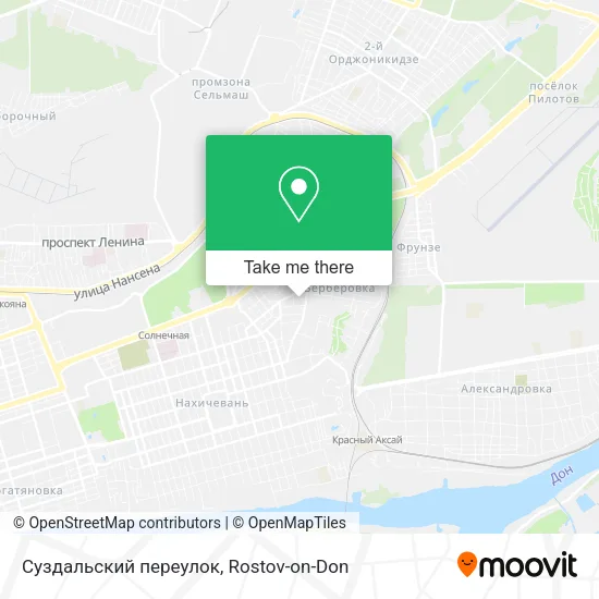 Суздальский переулок map