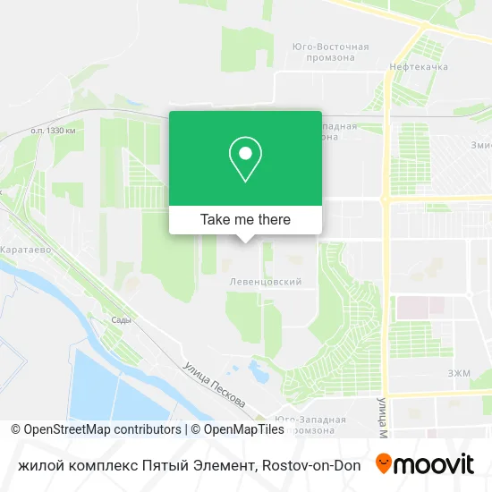 жилой комплекс Пятый Элемент map