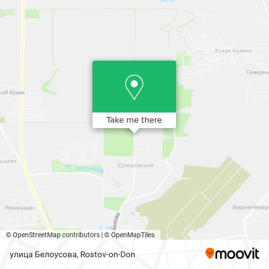 улица Белоусова map
