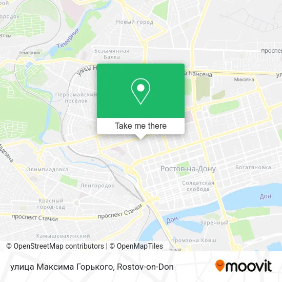 улица Максима Горького map