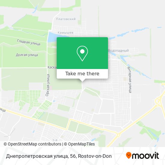 Днепропетровская улица, 56 map