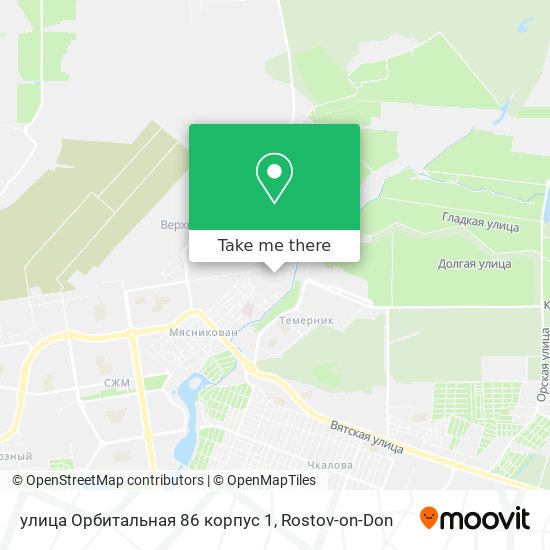 улица Орбитальная 86 корпус 1 map