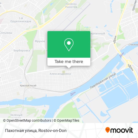 Пахотная улица map