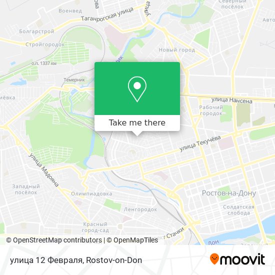 улица 12 Февраля map