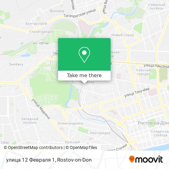 улица 12 Февраля 1 map