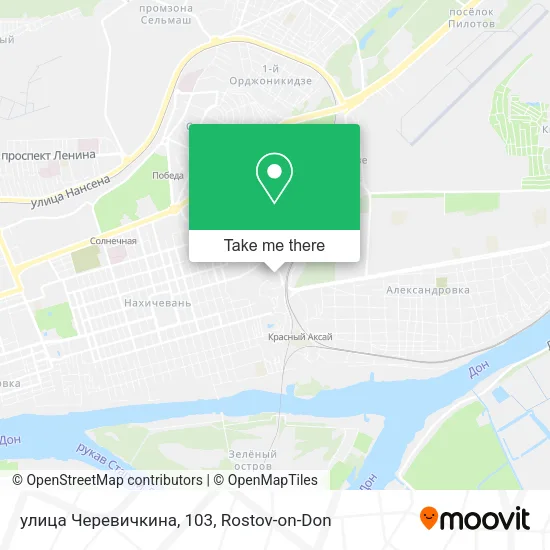 улица Черевичкина, 103 map