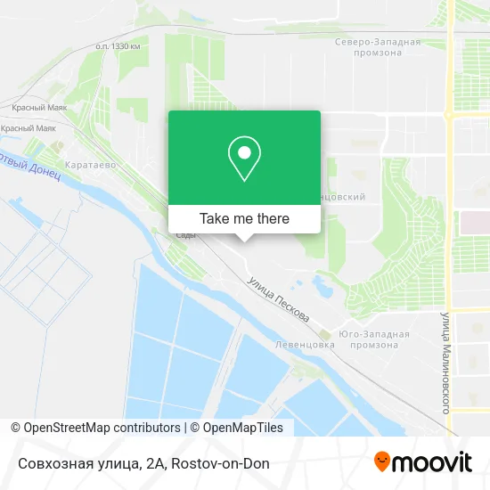 Совхозная улица, 2А map