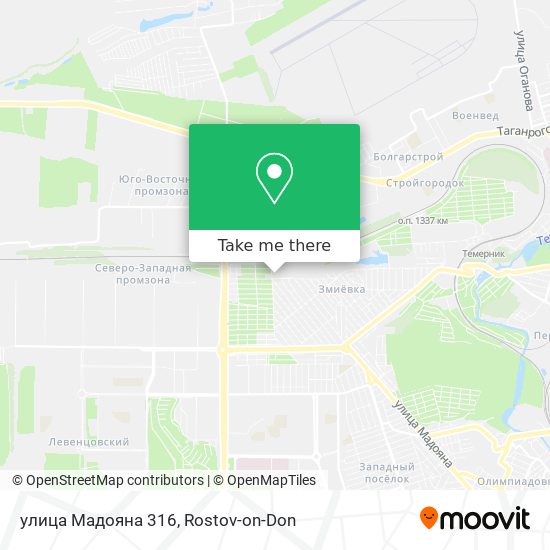 улица Мадояна 316 map