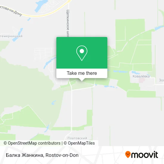 Балка Жанкина map