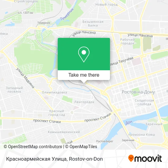 Красноармейская Улица map