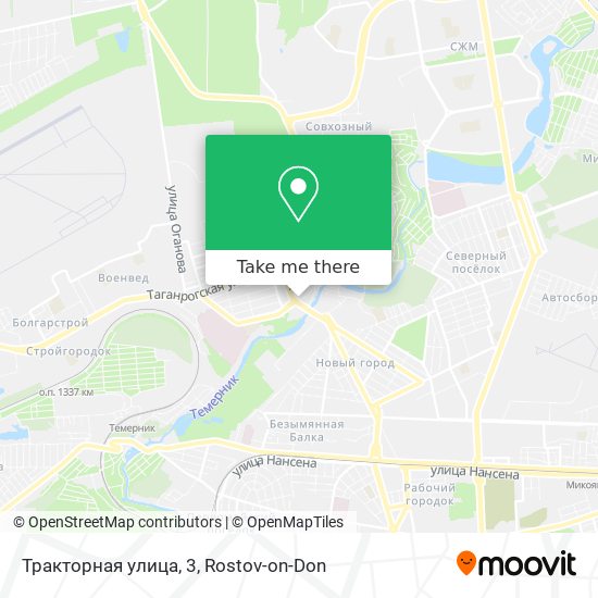 Тракторная улица, 3 map