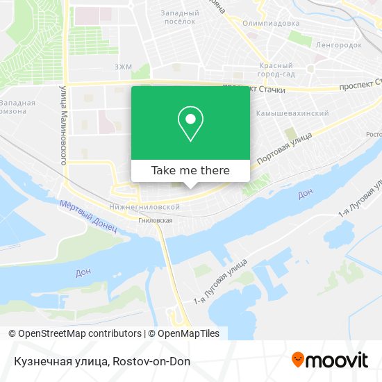Кузнечная улица map