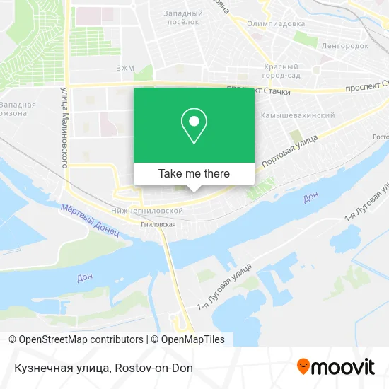 Кузнечная улица map