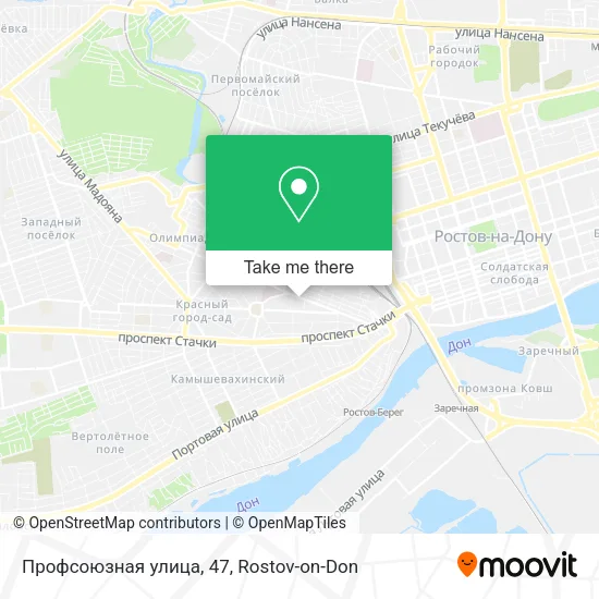 Профсоюзная улица, 47 map