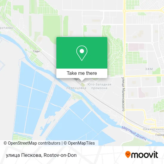 улица Пескова map