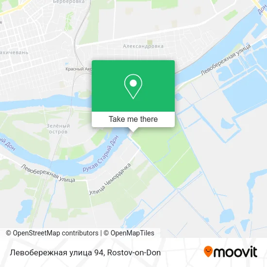 Левобережная улица 94 map