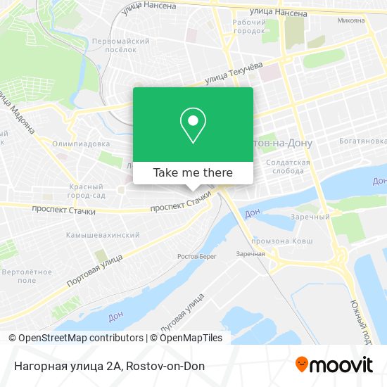 Нагорная улица 2А map