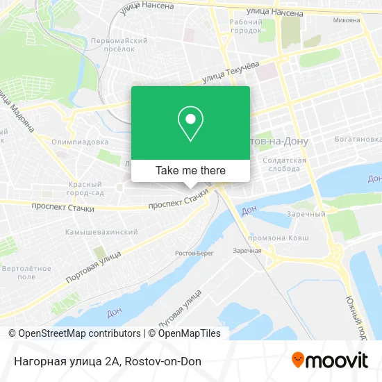 Нагорная улица 2А map