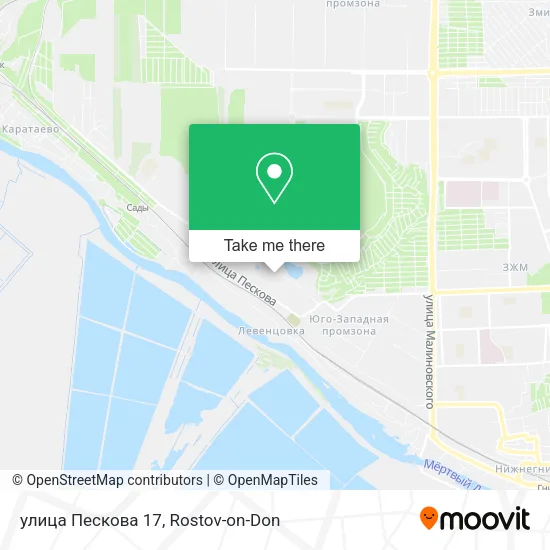 улица Пескова 17 map